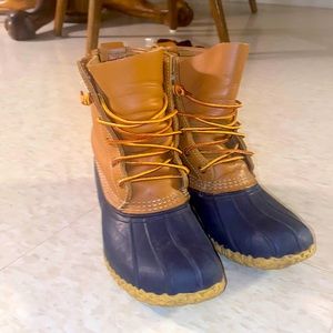 Navy Bean Boots
